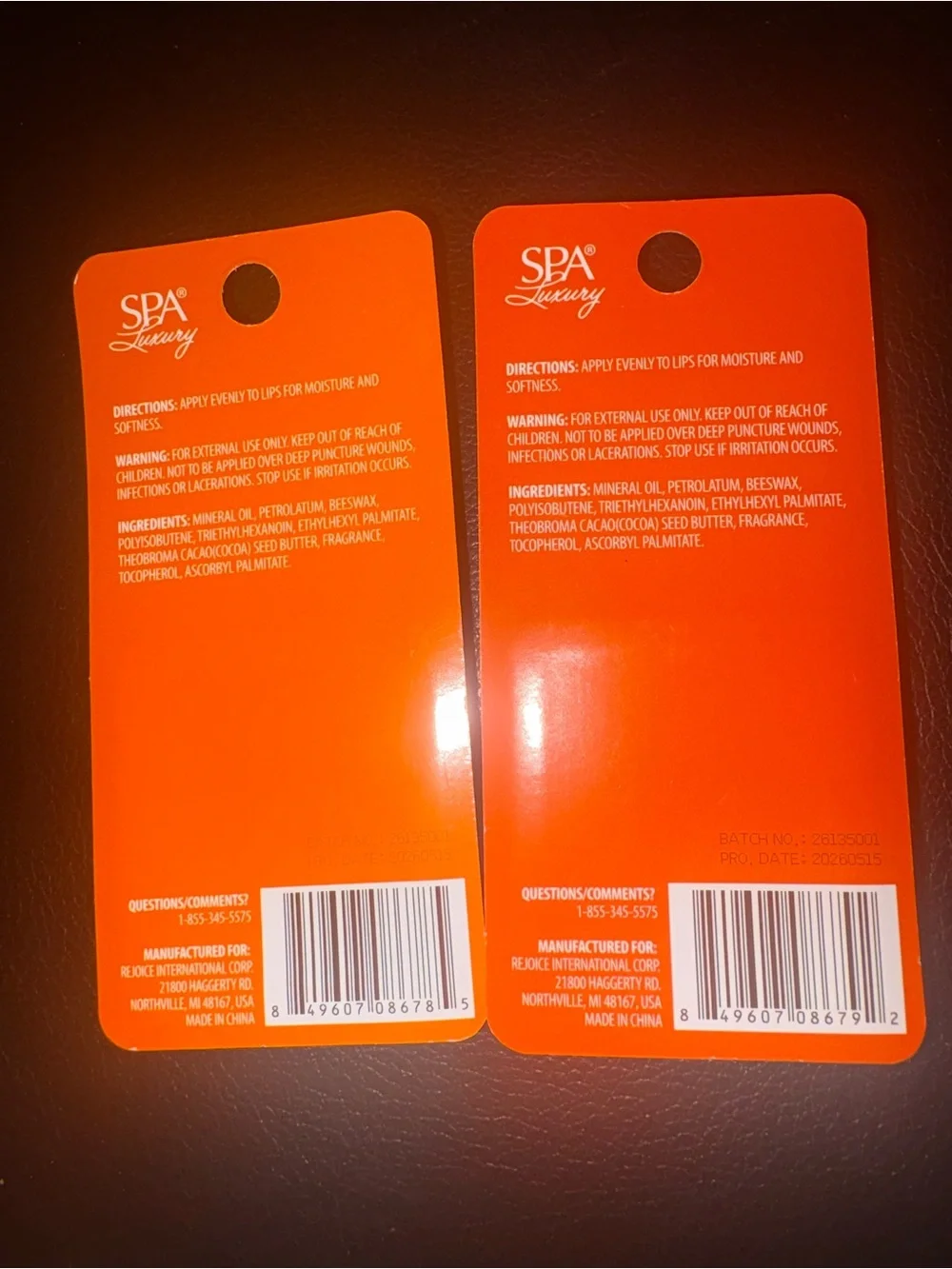 Brazilian Mini Lip Butter Duo - Orange